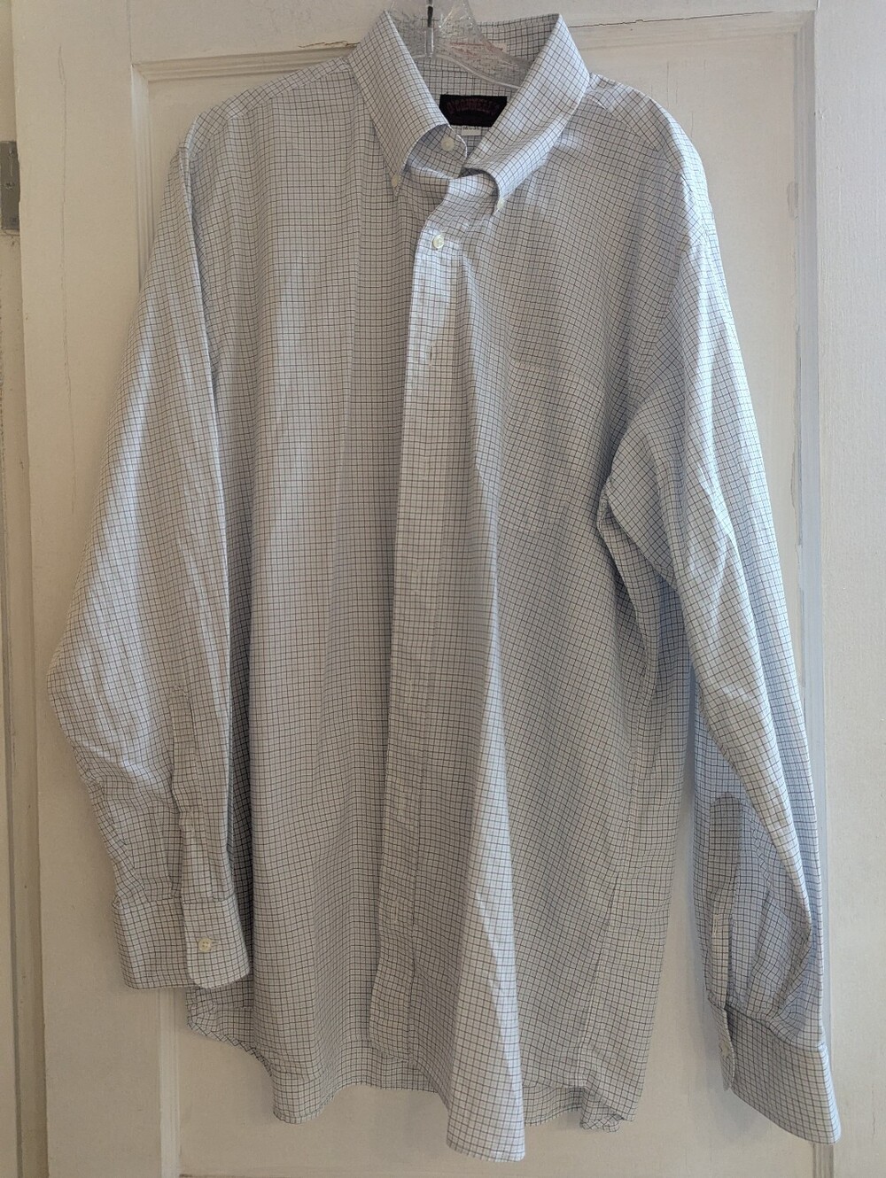 O'Connell's Dress Shirt with Green & Purple Check - Picture 2 of 7
